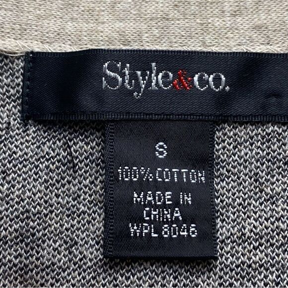 Style & Co. Cardigan Sweater Mid Length Size Small - Picture 3 of 11